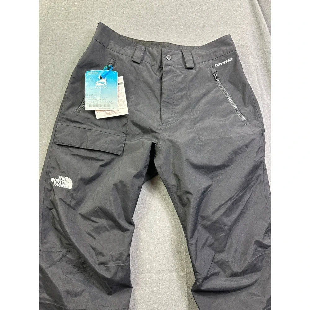 The North Face Men's DryVent Snow Pants Black Waterproof Ski Snowboard Cargo S/P